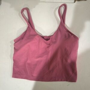 Align tank top. Size 6. Pink